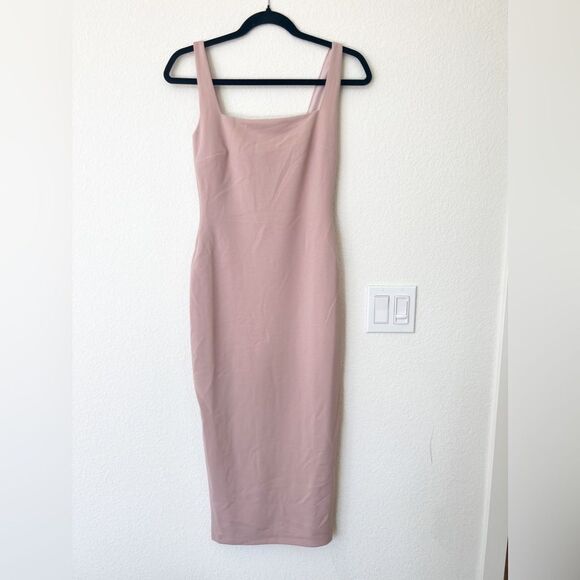 NWT Nookie Rendezvous Midi Bodycon Dress in Nude S - Picture 7 of 7